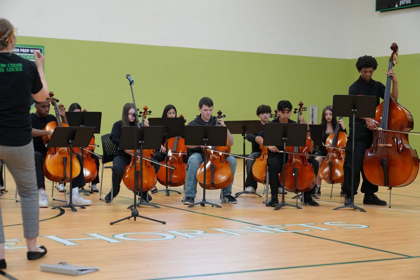 Highland Prep West fine arts students performing
