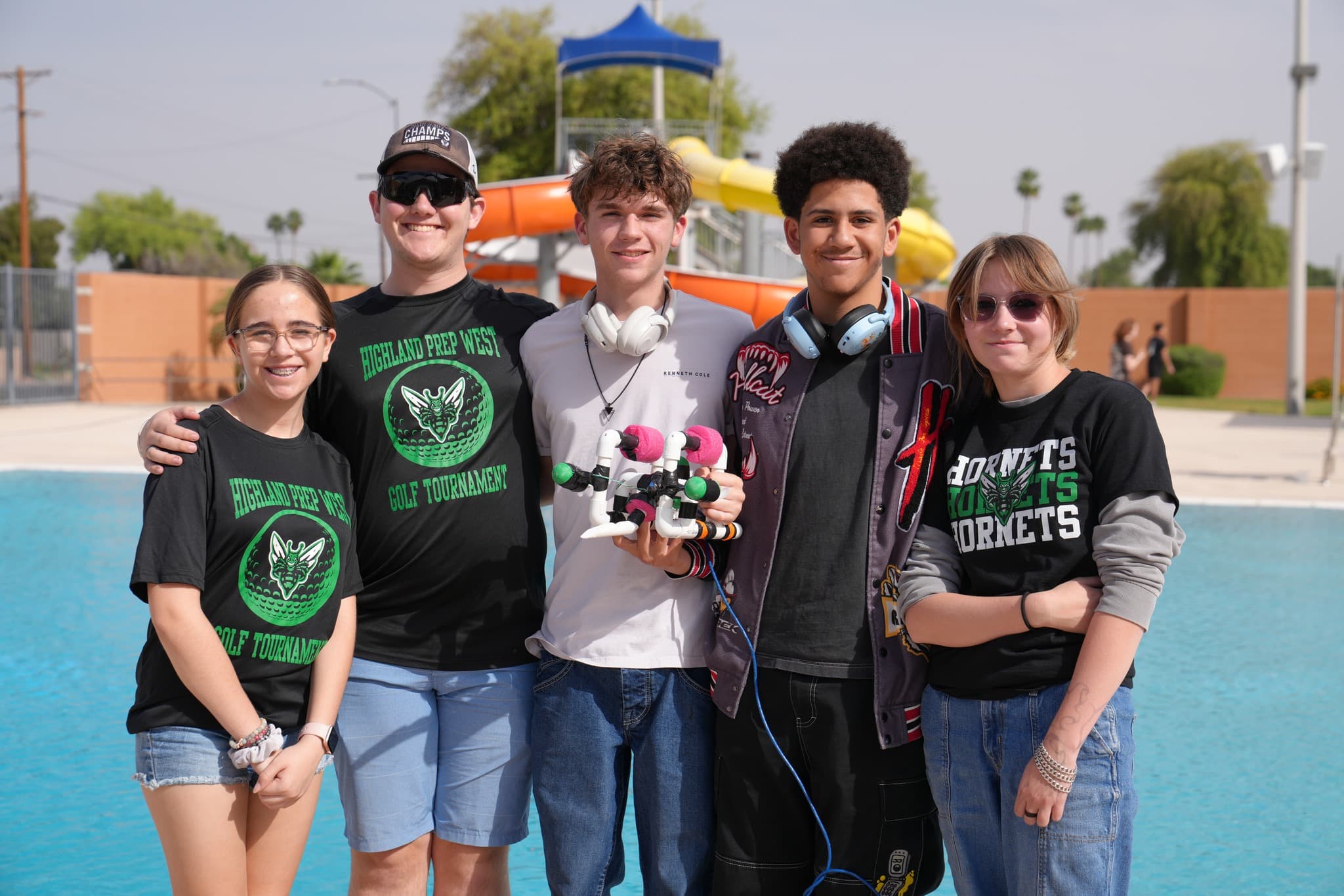Highland Prep West SeaPerch robotics team at competition